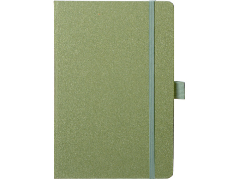 Блокнот А5 Snow Hard твердая обложка, 80 листов 70 гр/м2, зеленый - рис 4.