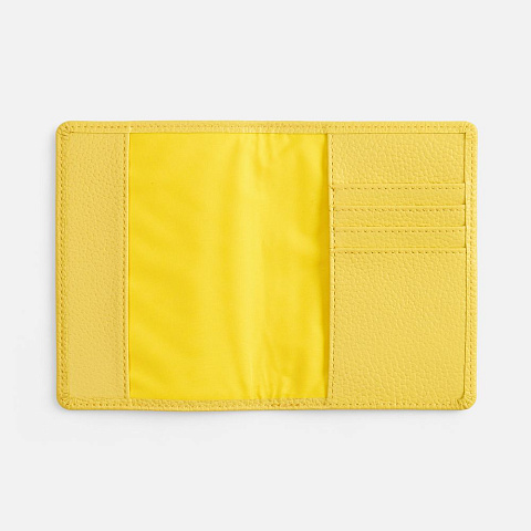 Обложка для паспорта Unison, желтая - рис 5.