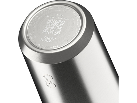 Ocean Bottle термостакан объемом 350 мл - стальной - рис 7.