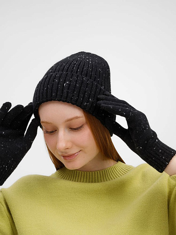 Шапка Spotti, черная - рис 7.