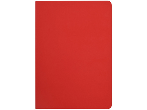 Бизнес-тетрадь А5 Pragmatic Contrast, 40 листов в клетку, красный с темно-серым срезом - рис 3.