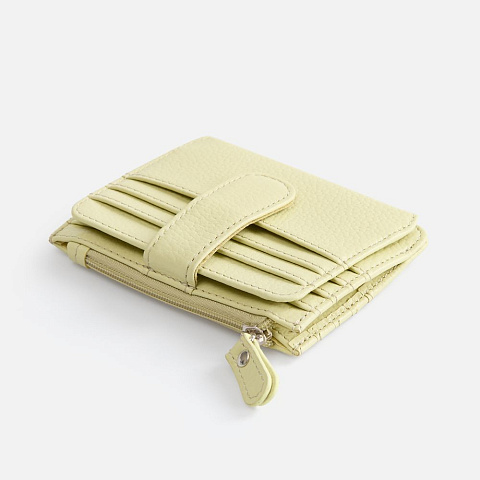 Картхолдер на молнии Unison, светло-зеленый - рис 2.