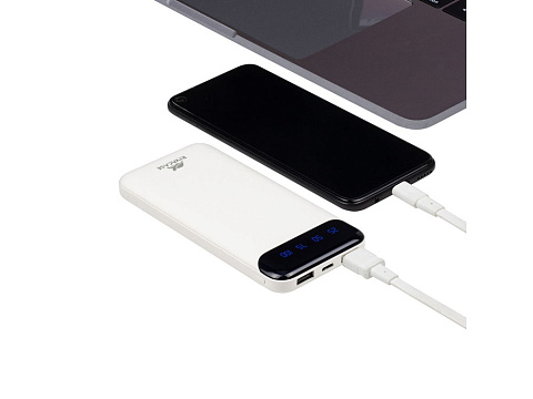 RIVACASE VA2240 (10000mAh) с дисплеем, белый, внешний аккумулятор 12/48 - рис 16.