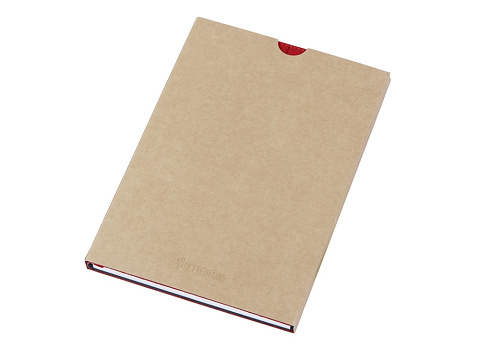 Блокнот А5 Bradbury, гибкая обложка, 80 листов 80 гр/м2 FSC бумага, красный - рис 8.