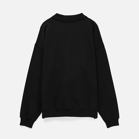 Свитшот оверсайз унисекс S6, черный - рис 3.