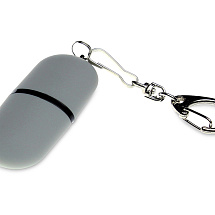 Флешка Goutte Soft-touch на 64 Гб, серый