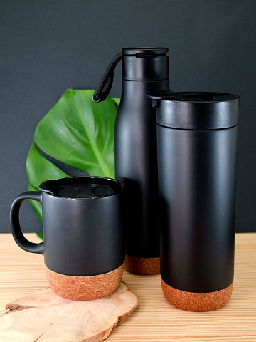 Термостакан Steady, черный - рис 11.