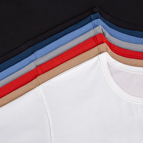 Футболка оверсайз унисекс Vozduh, синяя - рис 5.