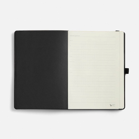 Ежедневник Peel Flex, недатированный, черный - рис 9.