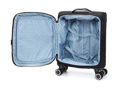 Чемодан TORBER НЕРО, чёрный, переработанный ПЭТ, 40 х 20 х 55 см, 37 л - рис 6.