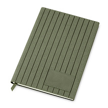 Блокнот А5 Bradbury, гибкая обложка, 80 листов 80 гр/м2 FSC бумага, оливковый