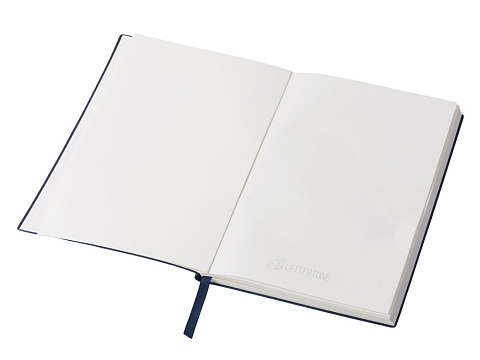 Блокнот А5 Bradbury, гибкая обложка, 80 листов 80 гр/м2 FSC бумага, темно-синий - рис 4.