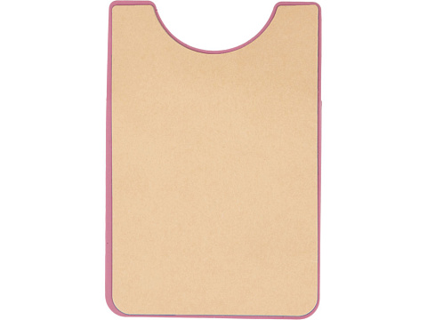 Картхолдер для телефона с держателем Trighold, пыльная роза - рис 4.