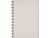 Блокнот Bianco формата A5 на гребне, белый - миниатюра - рис 2.