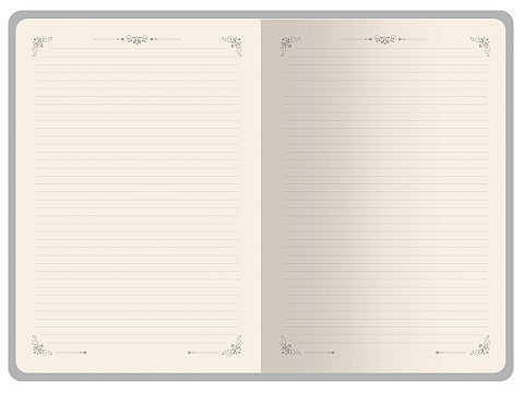 Ежедневник недатированный А4 Royal, коричневый с бронзовым срезом - рис 6.