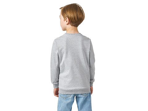Свитшот Motion детская_12, серый меланж - рис 2.