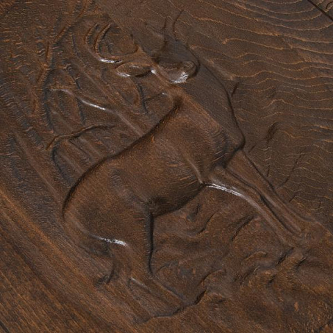 Резные нарды Олень - рис 4.