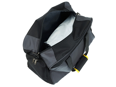 Сумка спортивная TORBER, серый, полиэстер, 48 х 24 х 30 см - рис 9.