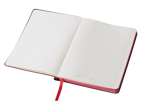Блокнот А5 Notepeno Max, 96 листов 80 гр/м2 белой FSC бумаги, красный - рис 4.