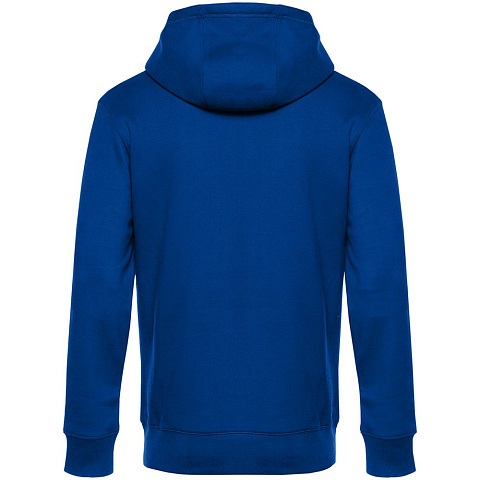 Толстовка с капюшоном унисекс King, ярко-синяя - рис 3.