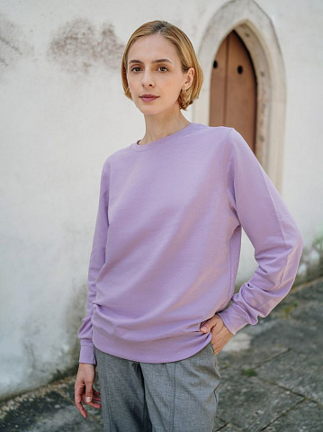 Свитшот унисекс Colombo, светло-оранжевый - рис 5.