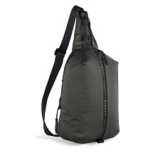 Рюкзак с одним плечевым ремнем BUGATTI БЛАНК | BLANC, оливковый, тарпаулин/полиэстер, 18х9х30 см