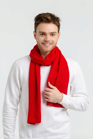 Шарф Life Explorer, красный (пламенный алый) - рис 7.