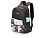 Рюкзак TORBER ГРАФФИТИ, серый с карманом черно-белого цвета, полиэстер, 44 х 31 х 18 см - миниатюра - рис 4.