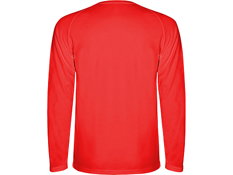 Футболка Montecarlo  мужская с длинным рукавом, красный - рис 2.