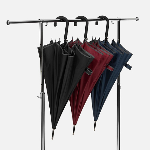 Зонт-трость Abrego, бордовый - рис 9.