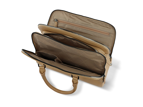 Сумка женская BUGATTI ЭЛЬЗА | ELSA, песочного цвета, воловья кожа/полиэстер, 32х13х22 см - рис 5.