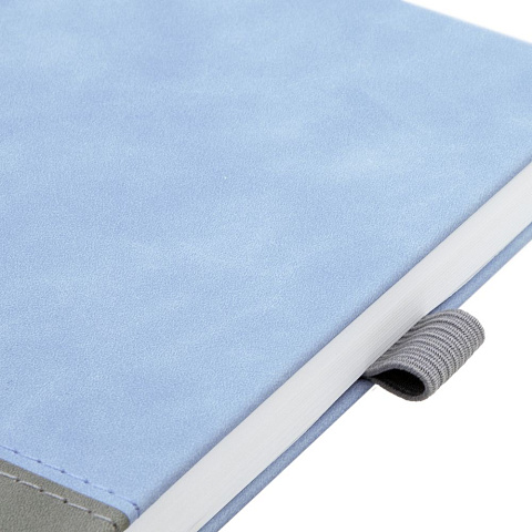 Ежедневник Horizon, недатированный, серый с голубым - рис 6.