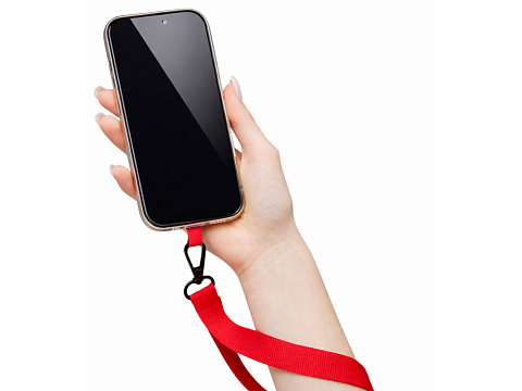 Ремешок на руку для телефона Рист, красный - рис 5.