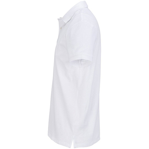 Рубашка поло унисекс Pacific, белая - рис 4.