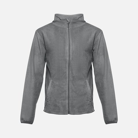 Куртка флисовая мужская Helsinki, серая - рис 2.