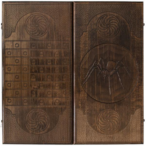 Резные нарды Паук