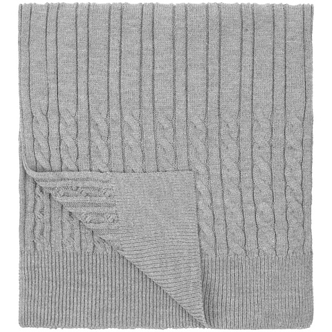 Шарф Heat Trick, серебристо-серый меланж - рис 2.