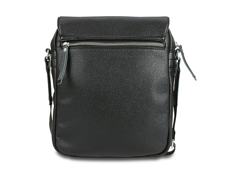 Сумка наплечная BUGATTI МОТОБАЙК D | MOTO D, чёрная, полиуретан, 25х8х30 см, 4 л - рис 5.