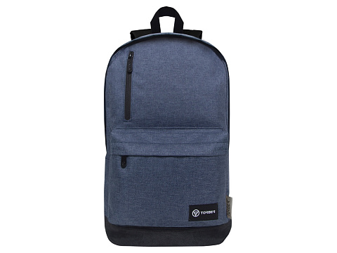 Рюкзак TORBER ГРАФФИТИ, синий, полиэстер меланж, 46 х 29 x 18 см