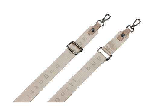 Сумка наплечная BUGATTI АЛМАТА | ALMATA, песочная, полиуретан, 11х4х19 см - рис 7.