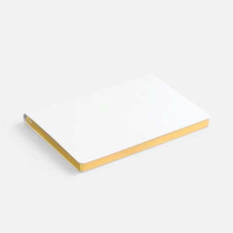 Ежедневник Nebraska Flex, недатированный, белый с золотистым - рис 4.