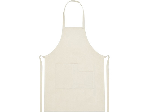 Khana Хлопковый фартук плотностью 280 г/м2, белый - рис 2.