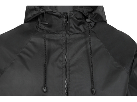 Дождевик Parka унисекс, черный - рис 5.