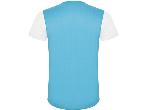 Спортивная футболка Detroit мужская, белый/бирюзовый - рис 2.