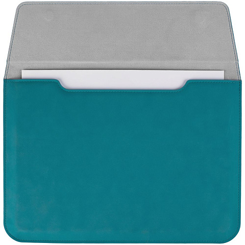 Чехол для ноутбука Nubuk, бирюзовый - рис 5.