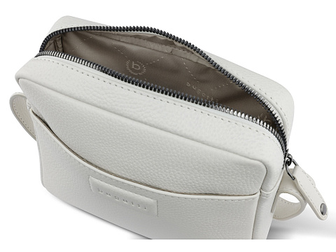 Сумка кросс-боди женская BUGATTI ЭЛЬЗА | ELSA, белая, воловья кожа/полиэстер, 19х5,5х14 см - рис 6.