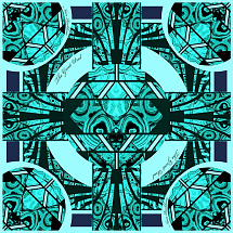 Платок Малахитовая шкатулка