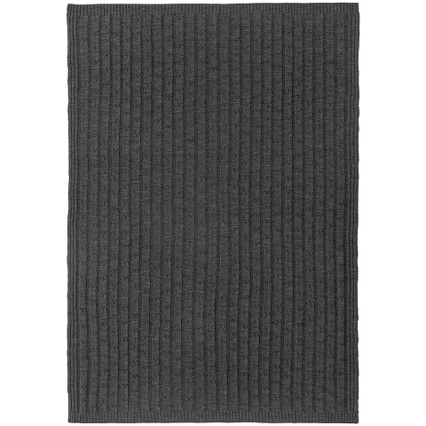 Плед Trenza, темно-серый - рис 5.