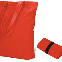 Сумка Fixy из переработанного хлопка с фиксирующей эластичной лентой, оранжевый