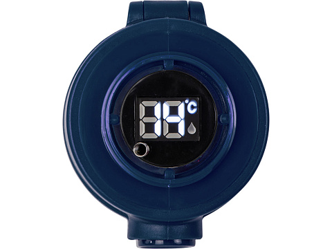 Вакуумная термокружка Waterline с медной изоляцией Bravo, 400 мл, тубус, темно-синий - рис 6.